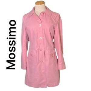 🌷 Mossimo Supply Co 🌷 Long Pink Waterproof Trench Jacket